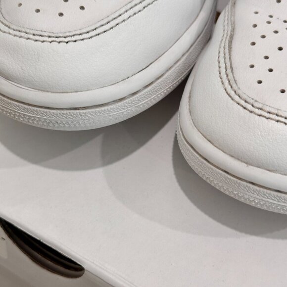 AIR JORDAN 1 LOW WHITE/WHITE-WHITE BLANC/BLANC/BLANC W - Picture 8 of 15